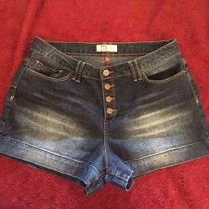 l.e.i Tatum High rise dark blue with fade, shorts